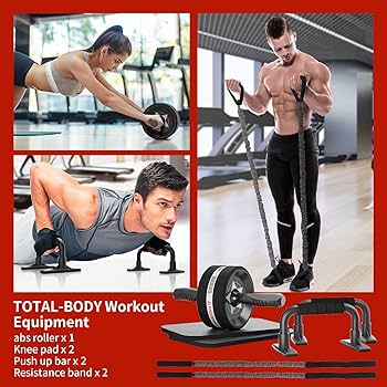 Amazon.co.jp: EnterSports アブホイールローラー 腹筋ローラー